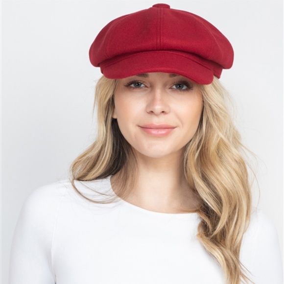 Breton Fashion Hat in Red
